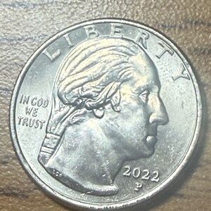 DOUBLE ERROR - 2022 “in cod we trust”+ ghost comet error quarter